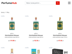 'perfumehub.pl' screenshot
