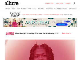 'allure.com' screenshot
