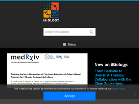 'ibiology.org' screenshot