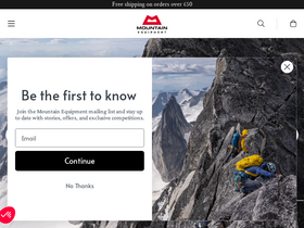 'mountain-equipment.co.uk' screenshot