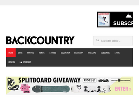 'backcountrymagazine.com' screenshot