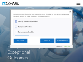 'conmed.com' screenshot