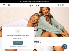 Ptula website screenshot