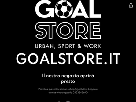 goalstore.it homepage screenshot