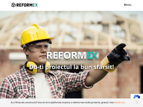 'reformex.ro' screenshot