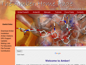 'ambermd.org' screenshot