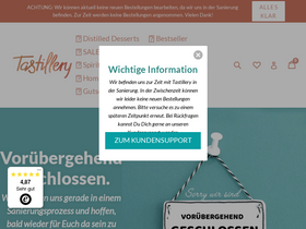 'tastillery.com' screenshot