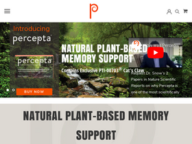perceptabrain.com homepage screenshot