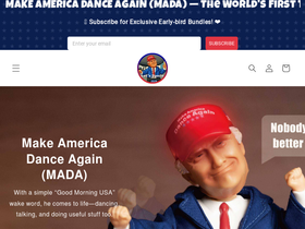 strongerwithtrump.com homepage screenshot