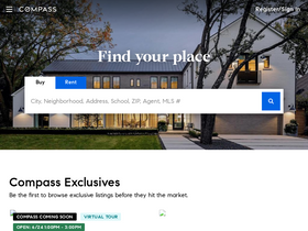 'compass.com' screenshot