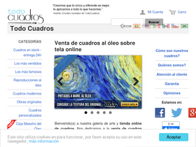 'todocuadros.es' screenshot