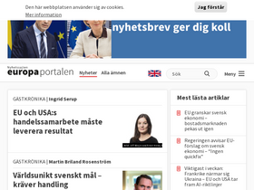 'europaportalen.se' screenshot