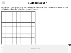 'sudokuspoiler.com' screenshot