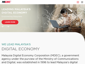 'mdec.my' screenshot