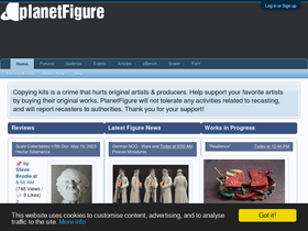 'planetfigure.com' screenshot