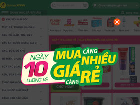'bachhoaxanh.com' screenshot