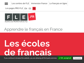 'fle.fr' screenshot