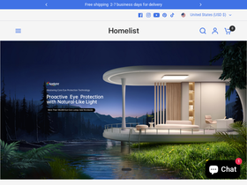 Homelist website screenshot