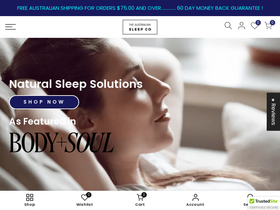 australiansleepco.com homepage screenshot