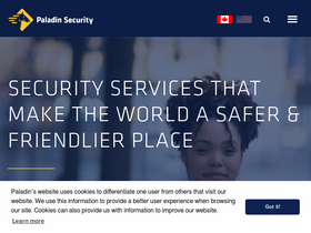 'paladinsecurity.com' screenshot