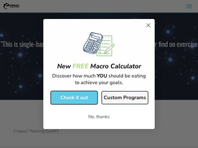 'themusclephd.com' screenshot