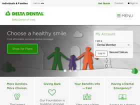 'deltadentalia.com' screenshot