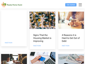 'readyhomeassist.com' screenshot