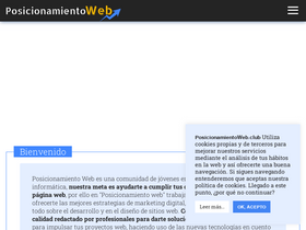 'posicionamientoweb.club' screenshot