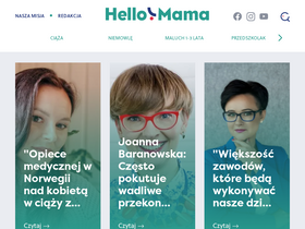 'hellomama.pl' screenshot