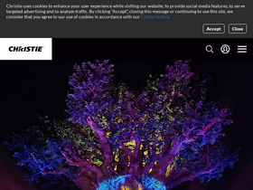 'christiedigital.com' screenshot