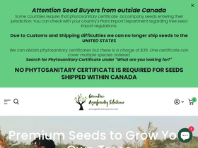 agroforestrysolution.com homepage screenshot