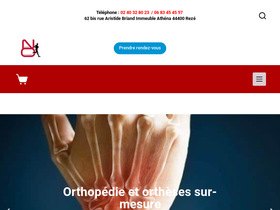 'nantesorthopedie-podologie.fr' screenshot