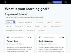 'hyperskill.org' screenshot