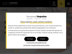 'tomamosimpulso.com' screenshot