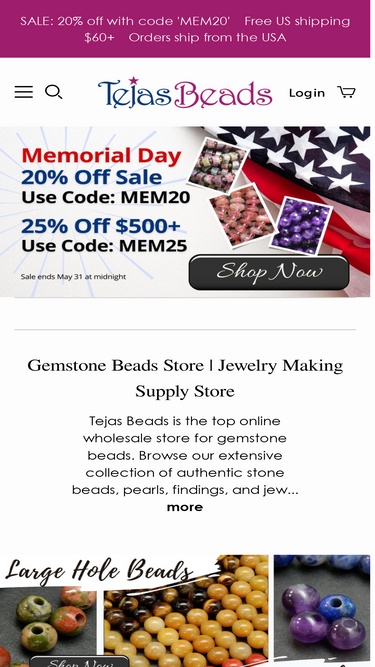 tejasbeads.com