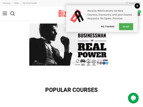 'bizarena.org' screenshot