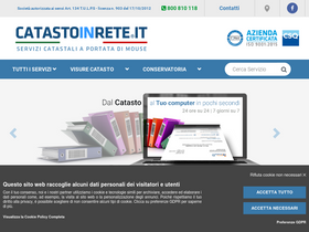 'catastoinrete.it' screenshot