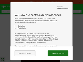 'unisportstore.fr' screenshot