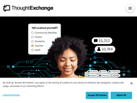 'thoughtexchange.com' screenshot