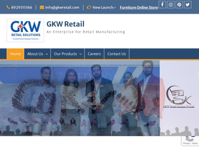 'gkwretail.com' screenshot