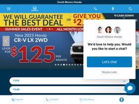 'southhonda.com' screenshot