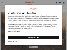 'cotswoldoutdoor.com' screenshot
