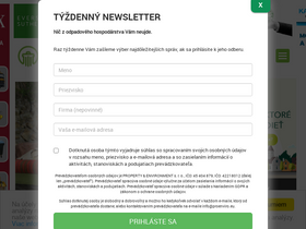 'odpady-portal.sk' screenshot