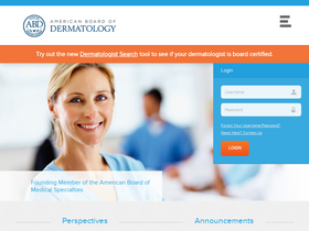 'abderm.org' screenshot