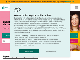 'educations.es' screenshot