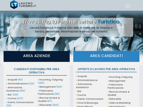 'lavoroturismo.it' screenshot