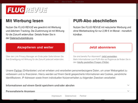 'flugrevue.de' screenshot