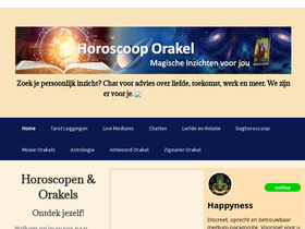 'horoscooporakel.nl' screenshot