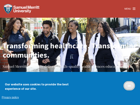 'samuelmerritt.edu' screenshot