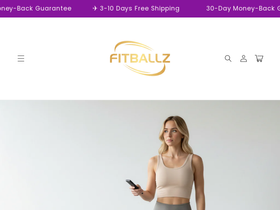 Fitballz™ website screenshot